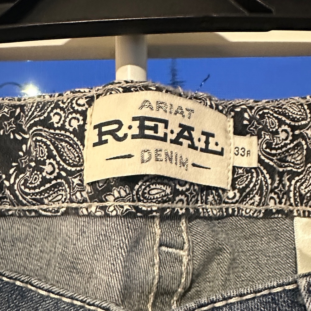 Ariat R.E.A.L Denim Jeans with Paisley Detail
